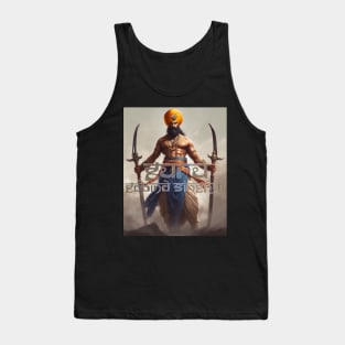 Guru Gobind Singh Ji In battlefield Tank Top